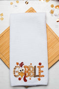 Gobble Season Waffle Kitchen Towel