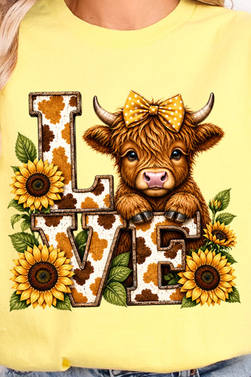 Little Highland Love Softstyle Adult T-Shirt product image 2