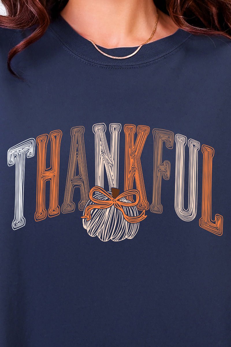 Thankful Sketch Comfort Colors Heavyweight Long T-Shirt product image 2